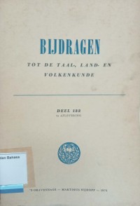 Bijdragen tot de Taal-, Land-en Volkenkunde Deel 132 4e aflevering