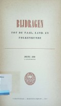 Bijdragen tot de taal-, land-, en volkenkunde deel 133 1e aflevering