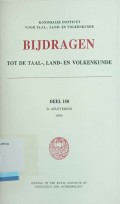 Bijdragen tot de taal-, land-, en volkenkunde deel 150 2e aflevering