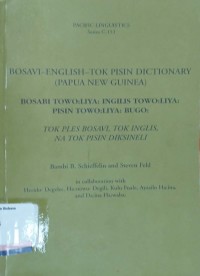 Bosavi-english-tok pisin dicticonary (papua new guinea)