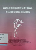 Budaya Kemiskinan di Desa Tertinggal di Daerah Istimewa Yogyakarta