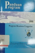 Buku Panduan Program Beasiswa Unggulan Tahun Ajaran 2006/2007 Periode I