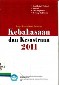 Bunga Rampai Hasil Penelitian Kebahasaan dan Kesastraan 2011