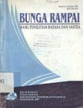 Bunga rampai hasil penelitian bahasa dan sastra nomor 13, November 2007