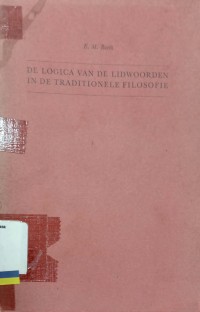 De Logica van de Lidwoorden in de Traditionele Filosofie