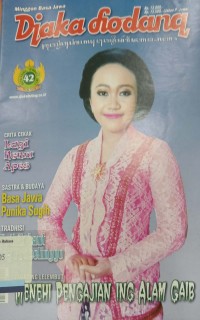 Djaka Lodang: Majalah Bahasa Jawa, No. 42, 18 Maret 2017