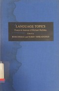 Language topics : Essays in honour of michael halliday volume II
