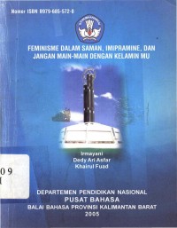 Feminisme dalam saman, imipramine, dan jangan main-main dengan kelamin mu