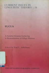 Focus: A semitic/Afrasian gathering in remembrance of Albert Ehrman