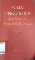 Folia Linguistica Acta Societatis Linguisticae Europaeae