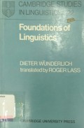 Foundations Of Linguistics