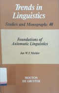 Foundations of axiomatic linguistics