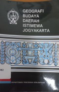 Geografi budaya daerah istimewa yogyakarta