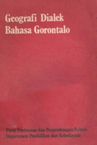 Geografi dialek bahasa Gorontalo