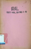 IRAL : International Review of Applied Linguistics in Language Teaching vol.xv-1-4