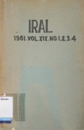 IRAL : International Review of Applied Linguistics in Language Teaching vol.xix-1-4