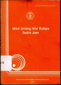Idiom tentang nilai budaya sastra jawa