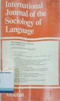 International Joiurnal of Sociology Of Language  Vol. 33  : The Changing Status of Russian in The Soviet Union
