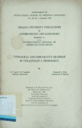 International Journal Of American Linguistics vol.28 number 1 1962 : Typological and comparative grammar of uto-aztecan