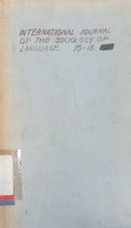 International journal of the sociology of language vol. 15-18
