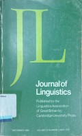 Journal of Linguistics, Vol. 22, No. 2