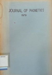 Journal of Phonetics Vol.7 Number  2 april 1979