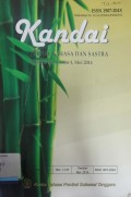 Kandai: Jurnal Bahasa dan Sastra, Volume 10, Nomor 1, Mei 2014
