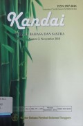 Kandai: Jurnal Bahasa dan Sastra, Volume 6, Nomor 2, November 2010