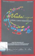 Verbalingua: Jurnal Ilmiah Kebahasaan Vol. 4, No. 2, Desember 2017