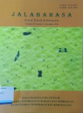 Jalabahasa: Jurnal Ilmiah Kebahasaan Volume 15, nomor 2, November 2019