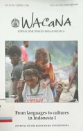 Wacana: Jurnal Ilmu Pengetahuan Budaya Volume 17, Nomor 1 (2016):1-162 Maritime culture