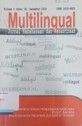 Multilingual: Jurnal Kebahasaan dan Kesastraan, Volume 2 Tahun IX, Desember 2010