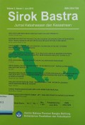 Sirok Bastra: Jurnal Kebahasaan dan Kesastraan, Volume 3 Nomor 1, Juni 2015