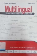 Multilingual: Jurnal Kebahasaan dan Kesastraan, Volume XI, No. 1, Juni 2012