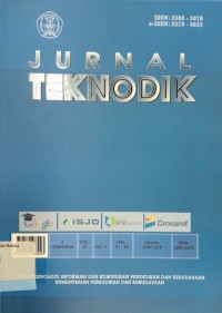 Jurnal Teknodik, Vol. 22, Nomor 1, Juni 2018