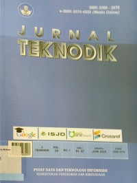 Jurnal Teknodik volume 24 nomor 1, Juni 2020