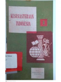 Image of Kesusasteraan Indonesia 1