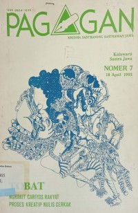 Kalawarti Sastra Jawa Pagagan: Nomor 7 18 April 1993