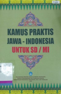 Kamus Praktis Jawa -Indonesia untuk SD/MI: Cet. ke-5