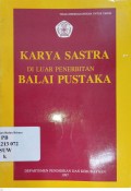Karya sastra di luar penerbitan balai pustaka