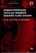 Keberterimaan istilah mabbim bidang ilmu dasar biologi, fisika, kimia, dan matematika