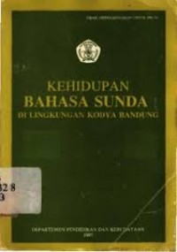 Kehidupan bahasa sunda di lingkungan remaja Kodya Bandung