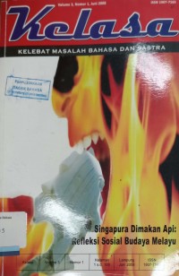 Kelasa: Kelebat Masalah Bahasa dan Sastra, Volume 3, Nomor 1, Juni 2008