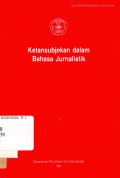 Ketansubjekan dalam bahasa jurnalistik