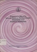 Kosakata melayu dalam naskah sunda kuno : Deskripsi dan dampak homonimi
