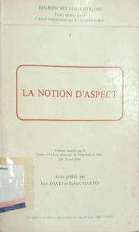 La Notion D'aspect