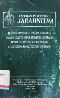Laporan penelitian jarahnitra