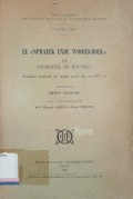 Le Spraeck Ende Woord-Boek De Frederick De Houtman