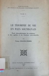 Le triomphe de sri en pays soundanais