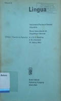 Lingua, International Review of General Linguistics Volume 23